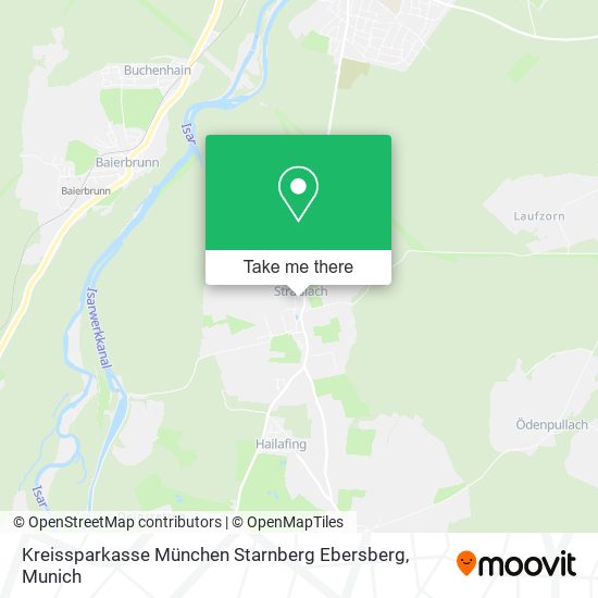 Карта Kreissparkasse München Starnberg Ebersberg