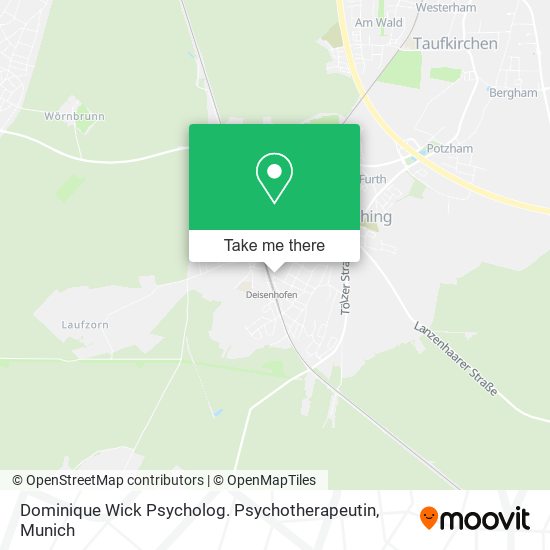 Dominique Wick Psycholog. Psychotherapeutin map