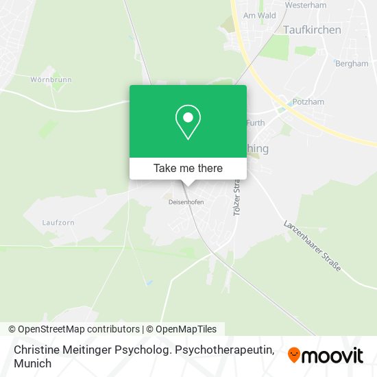 Christine Meitinger Psycholog. Psychotherapeutin map