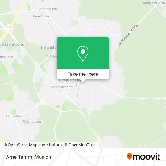 Карта Arne Tamm