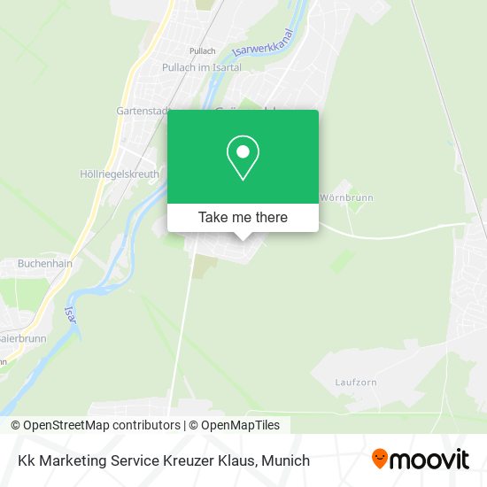 Kk Marketing Service Kreuzer Klaus map