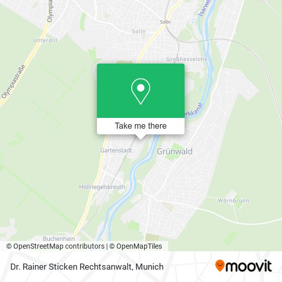 Dr. Rainer Sticken Rechtsanwalt map