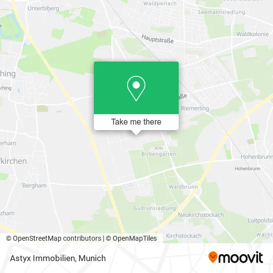 Карта Astyx Immobilien