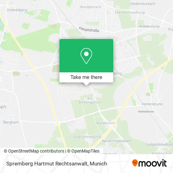 Карта Spremberg Hartmut Rechtsanwalt