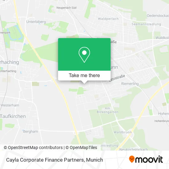 Карта Cayla Corporate Finance Partners