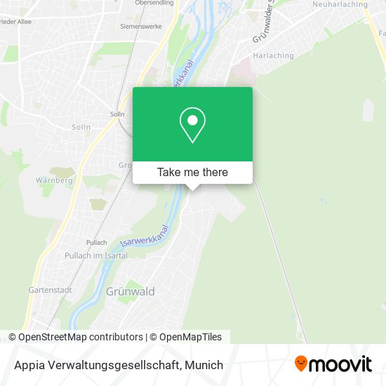 Appia Verwaltungsgesellschaft map