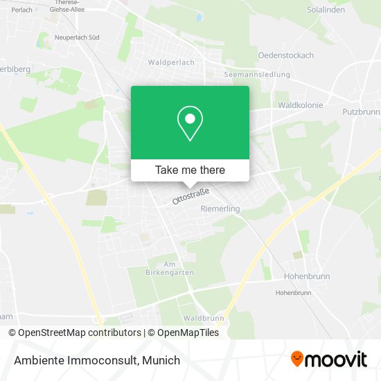 Ambiente Immoconsult map