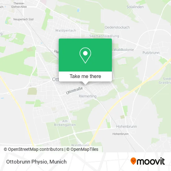Карта Ottobrunn Physio