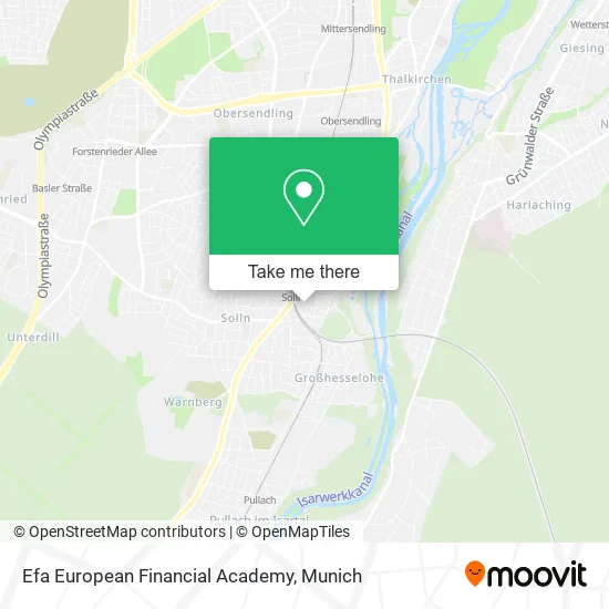 Карта Efa European Financial Academy