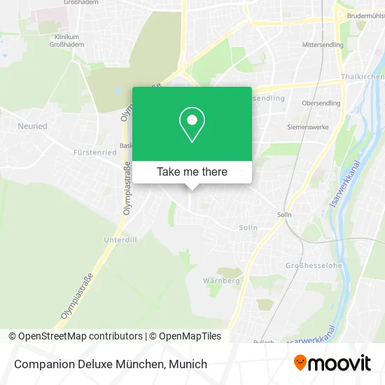 Карта Companion Deluxe München