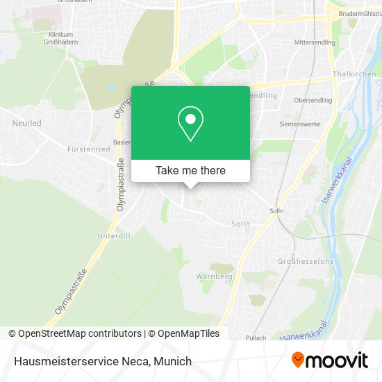 Hausmeisterservice Neca map