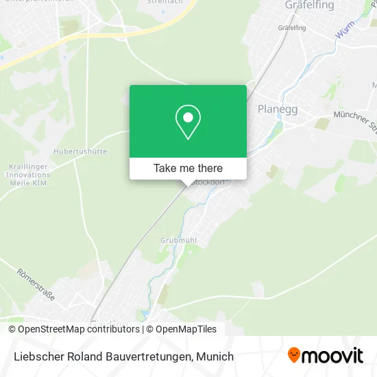 Карта Liebscher Roland Bauvertretungen