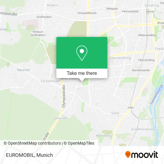 Карта EUROMOBIL