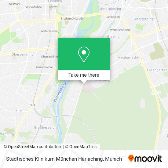 Städtisches Klinikum München Harlaching map