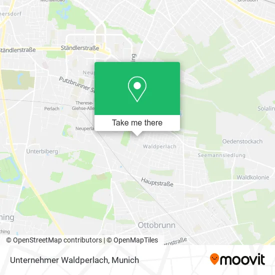 Карта Unternehmer Waldperlach