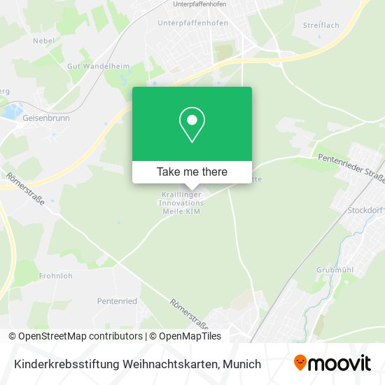 Kinderkrebsstiftung Weihnachtskarten map