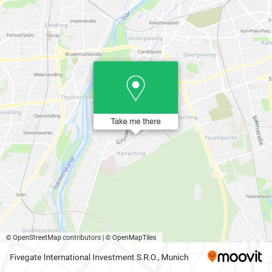 Fivegate International Investment S.R.O. map