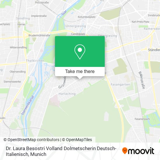 Dr. Laura Besostri Volland Dolmetscherin Deutsch-Italienisch map
