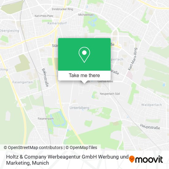 Holtz & Company Werbeagentur GmbH Werbung und Marketing map
