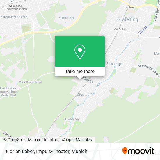 Florian Laber, Impuls-Theater map