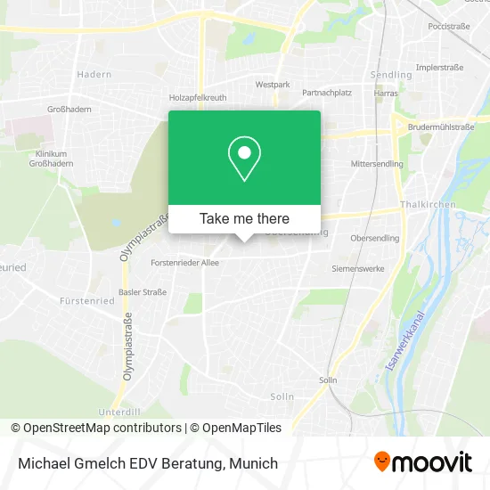 Карта Michael Gmelch EDV Beratung