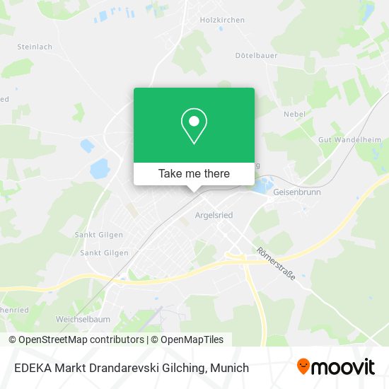 EDEKA Markt Drandarevski Gilching map