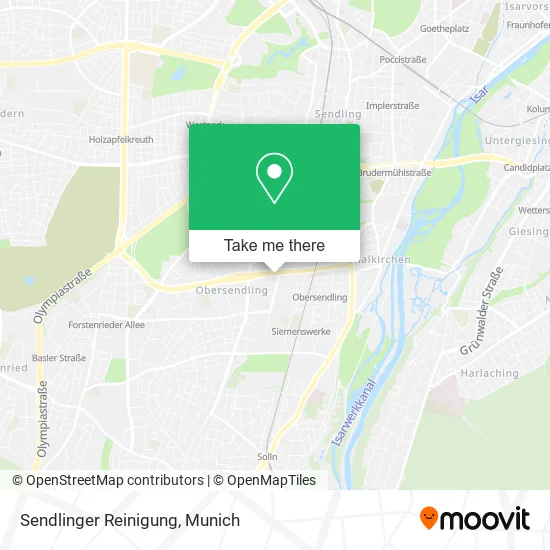 Карта Sendlinger Reinigung