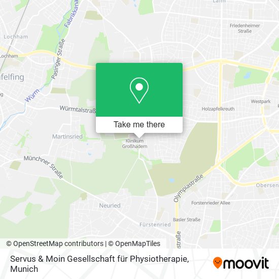 Servus & Moin Gesellschaft für Physiotherapie map