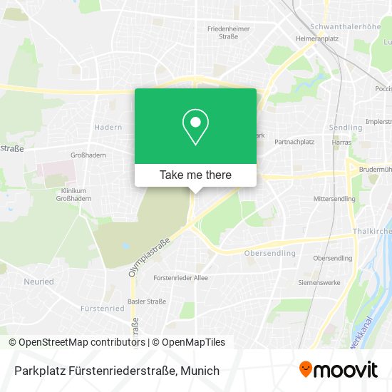 Parkplatz Fürstenriederstraße map