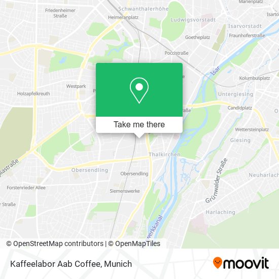 Карта Kaffeelabor Aab Coffee