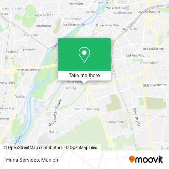 Карта Hana Services