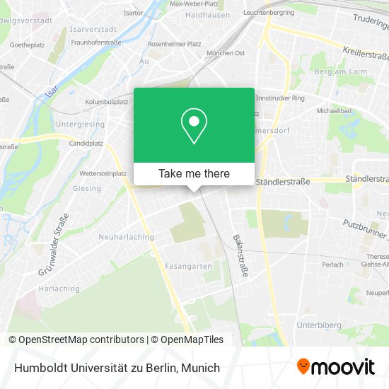 Карта Humboldt Universität zu Berlin