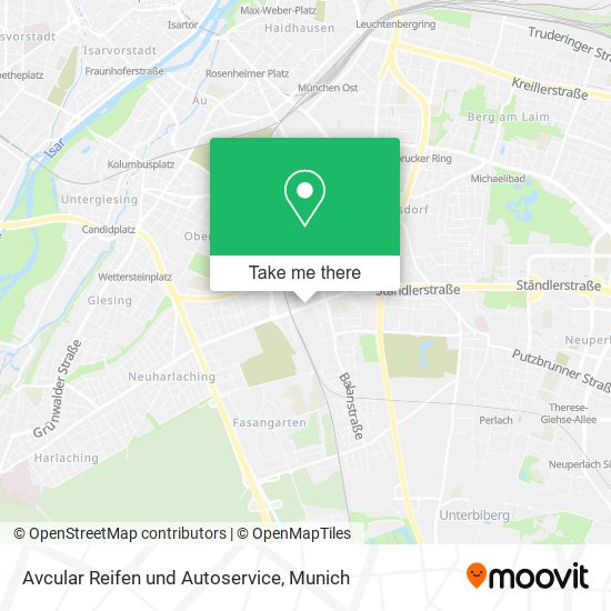 Avcular Reifen und Autoservice map