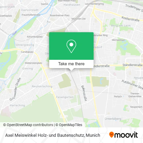 Карта Axel Meiswinkel Holz- und Bautenschutz