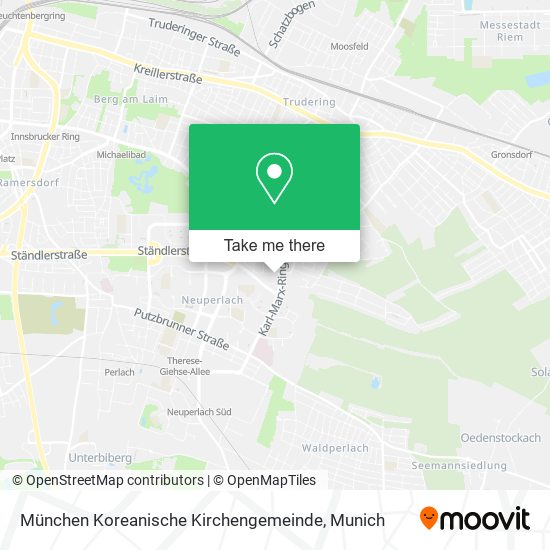 München Koreanische Kirchengemeinde map