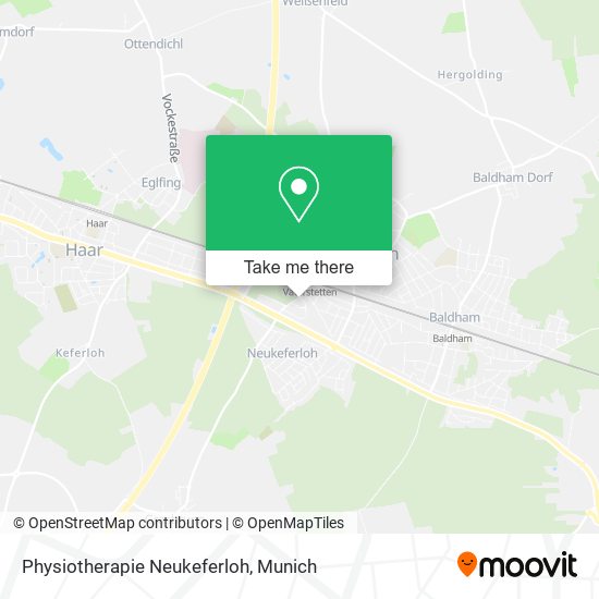 Physiotherapie Neukeferloh map