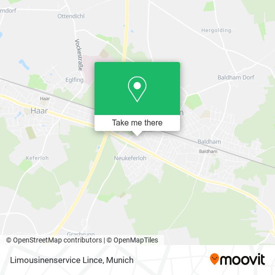 Limousinenservice Lince map