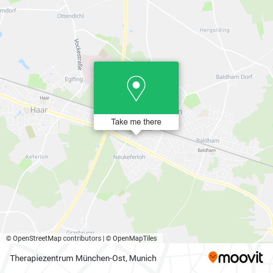 Therapiezentrum München-Ost map