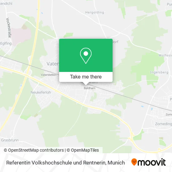 Карта Referentin Volkshochschule und Rentnerin