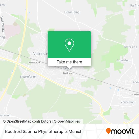 Baudrexl Sabrina Physiotherapie map