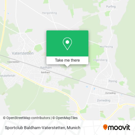 Sportclub Baldham-Vaterstetten map