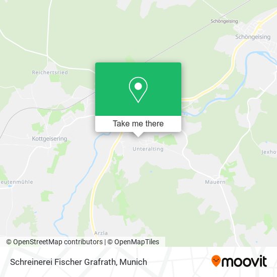 Schreinerei Fischer Grafrath map