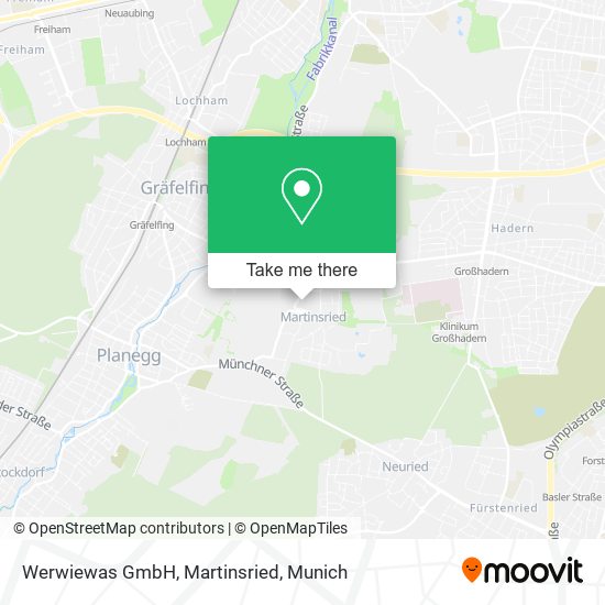 Werwiewas GmbH, Martinsried map