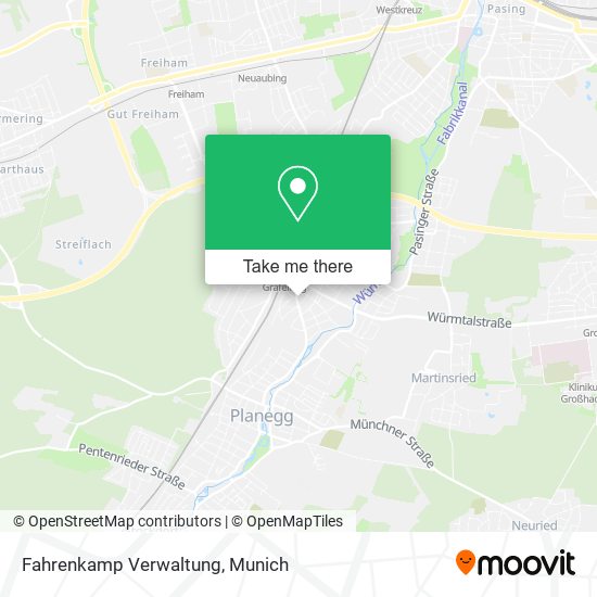 Fahrenkamp Verwaltung map