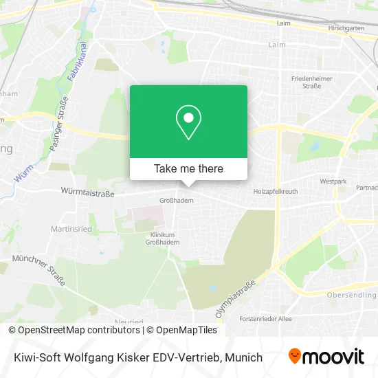 Карта Kiwi-Soft Wolfgang Kisker EDV-Vertrieb