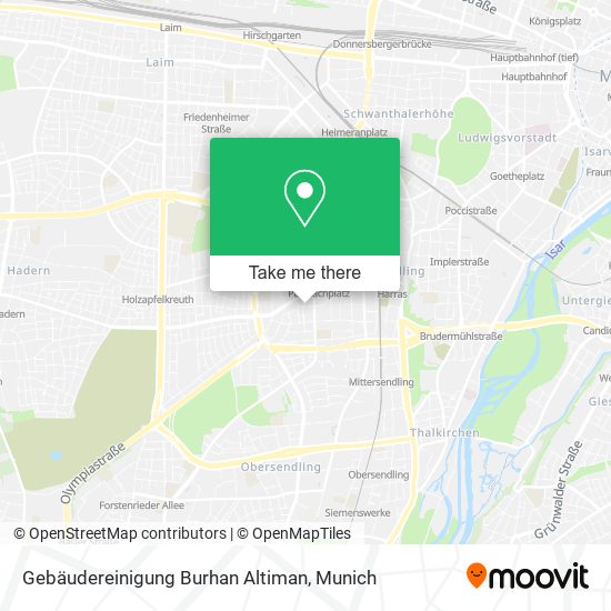 Gebäudereinigung Burhan Altiman map