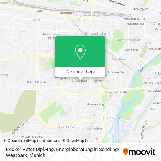 Becker Peter Dipl.-Ing. Energieberatung in Sendling-Westpark map