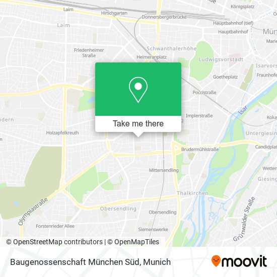 Baugenossenschaft München Süd map