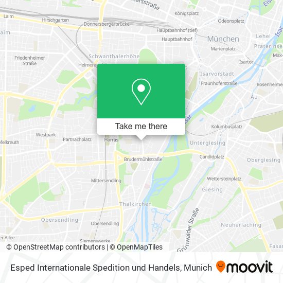 Esped Internationale Spedition und Handels map