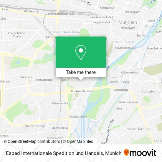 Карта Esped Internationale Spedition und Handels
